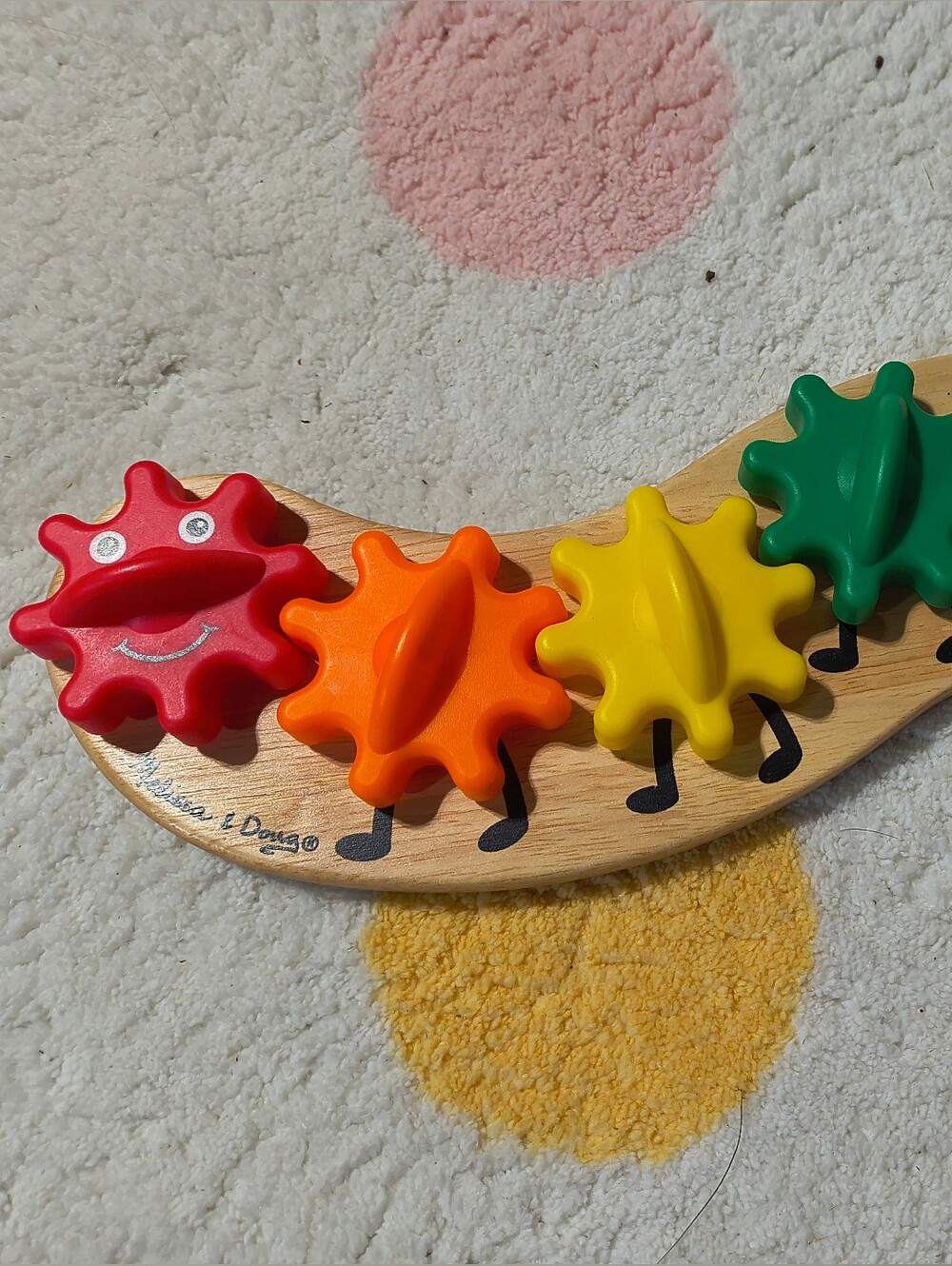 Colorful Wooden Gear Puzzle Toy - Melissa And Doug